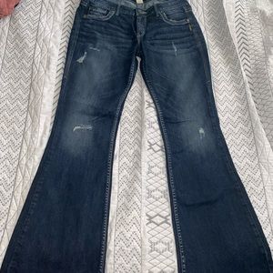 Like new Silver Jeans Eden fit flare leg size 31/33